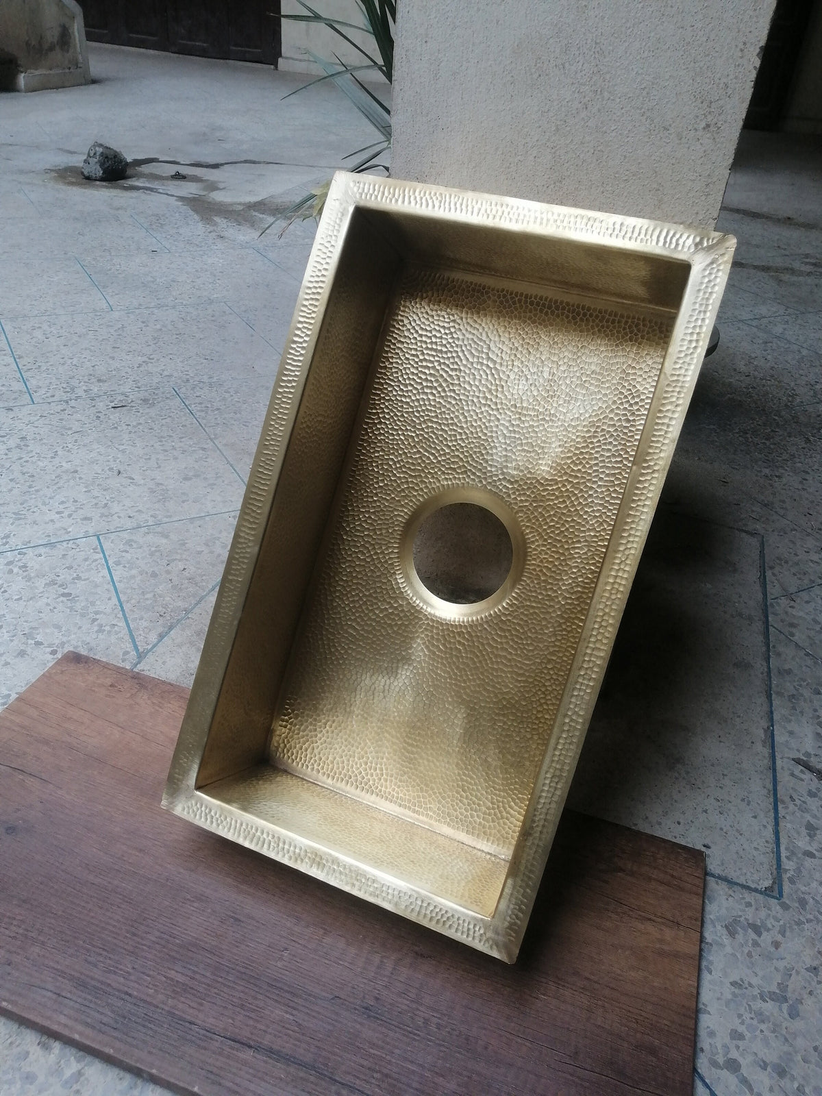 brass kitchen sink / brass farmhouse sink / Square Brass Kitchen Sink / brass farmhouse sink / 100% handcrafted
