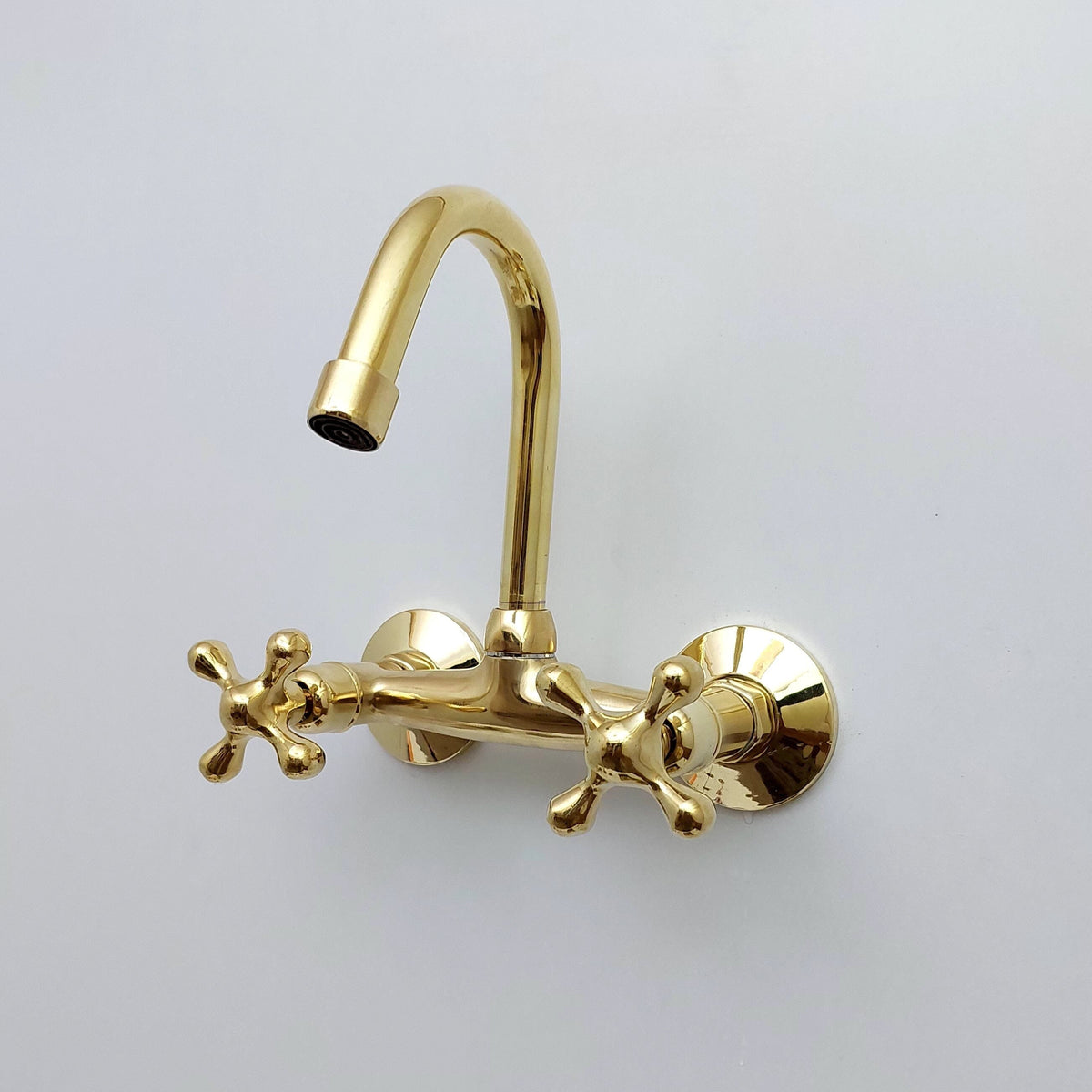 Unlacquered Brass Wall Mount Faucet