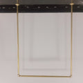 Handcrafted Unlacquered Brass Ceiling Clothes Rail