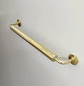 Handmade Unlacquered Brass Towel Bar: Moroccan Bathroom Decor