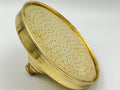 Unlacquered Brass Rainfall Shower Head - 8" Round