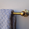 Handmade Unlacquered Brass Towel Bar
