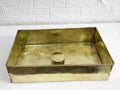 Solid Brass Basin Sink, Hammered Vessel Sink, Moroccan Bathroom Handmade Sink