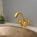 Handmade Rustic Sink Faucet For Vanity - Farmhouse Faucet For Bathroom