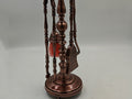 Antique Copper Fire Tools - Solid Brass Tool Set