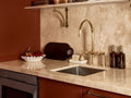 Unlacquered Brass Kitchen Faucet - Solid Brass Kitchen Sink Faucet, Handcrafted Solid Brass Kitchen Faucet, 2 Hole Kitch