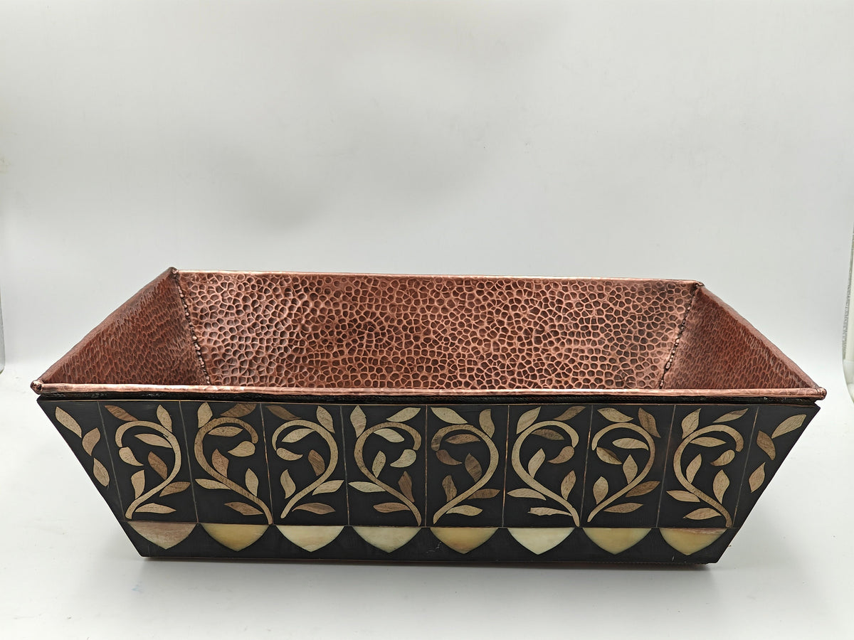 Antique Sink Bathroom Vessel, Vintage Copper Sink