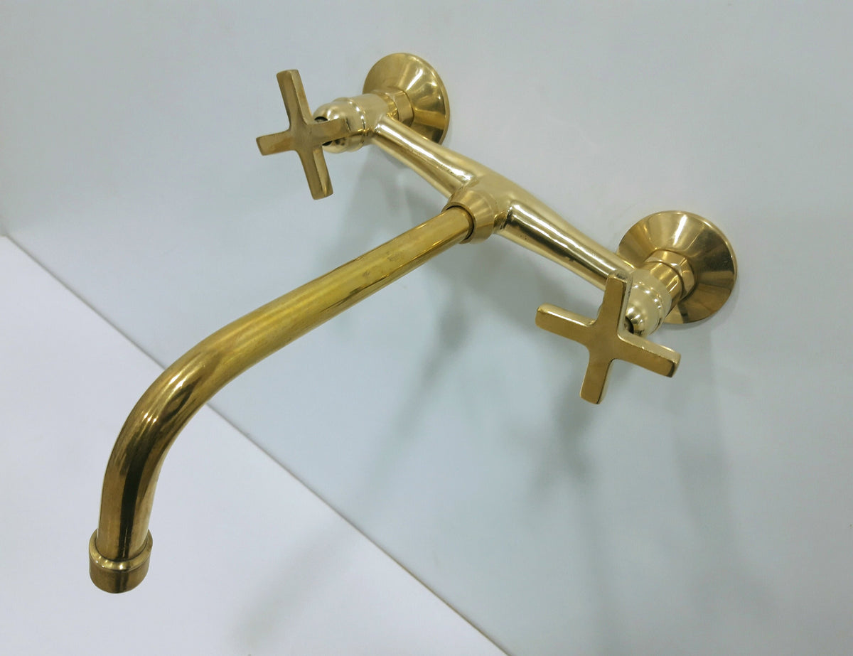 Unlaquered Brass sink Faucet