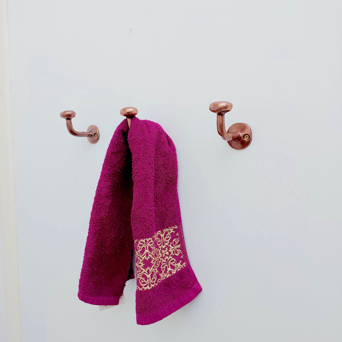 Handmade Solid Copper Wall Hook