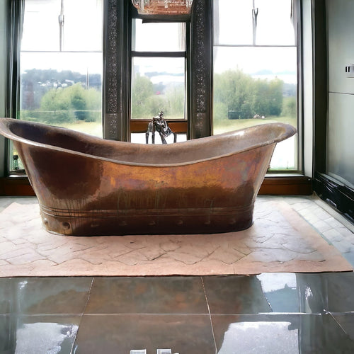 100% Natural Handmade Copper Bathtub