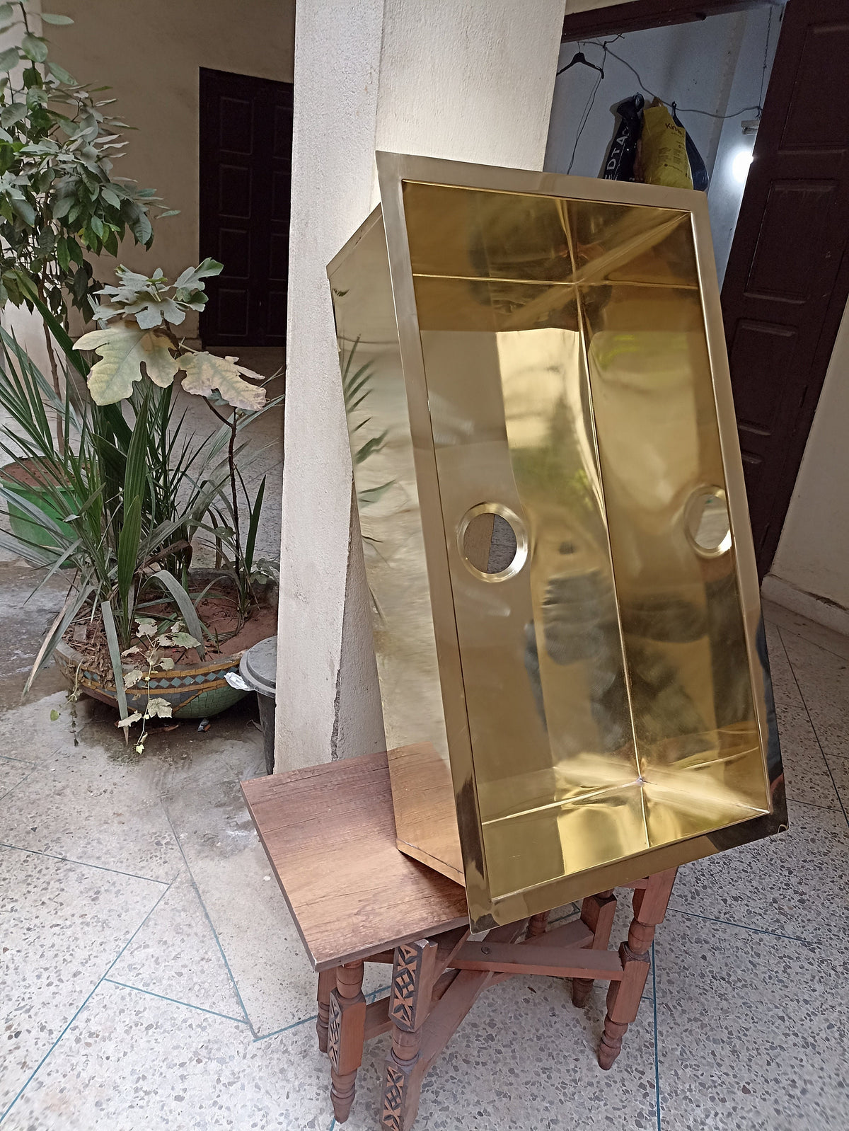 Artisanal Unlacquered Brass Undermount Sink