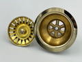 Unlacquered Brass Strainer Sink, Drainer sink With Removable Drain Basket And Sealed Lid
