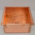 Solid Copper Undermount Hammered Sink, Kitchen Sink, Island Sink, Outdoor Sink