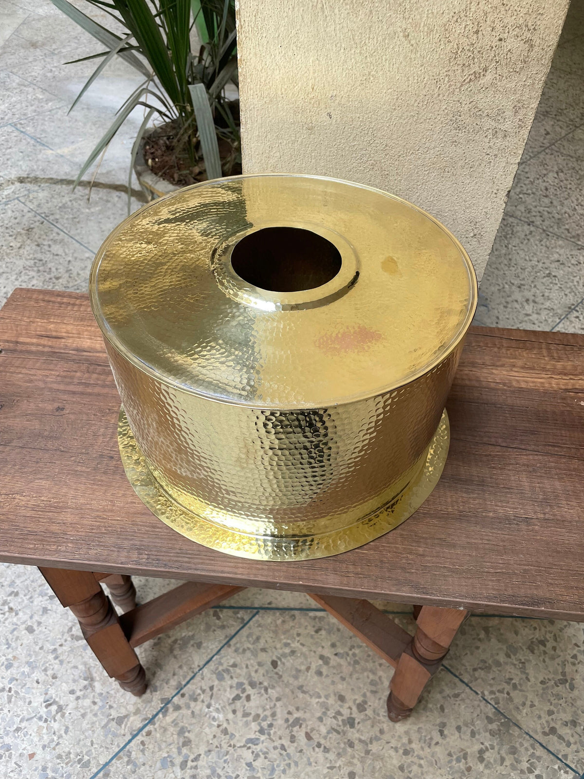 Artisanal Handcrafted Brass Bar Sink