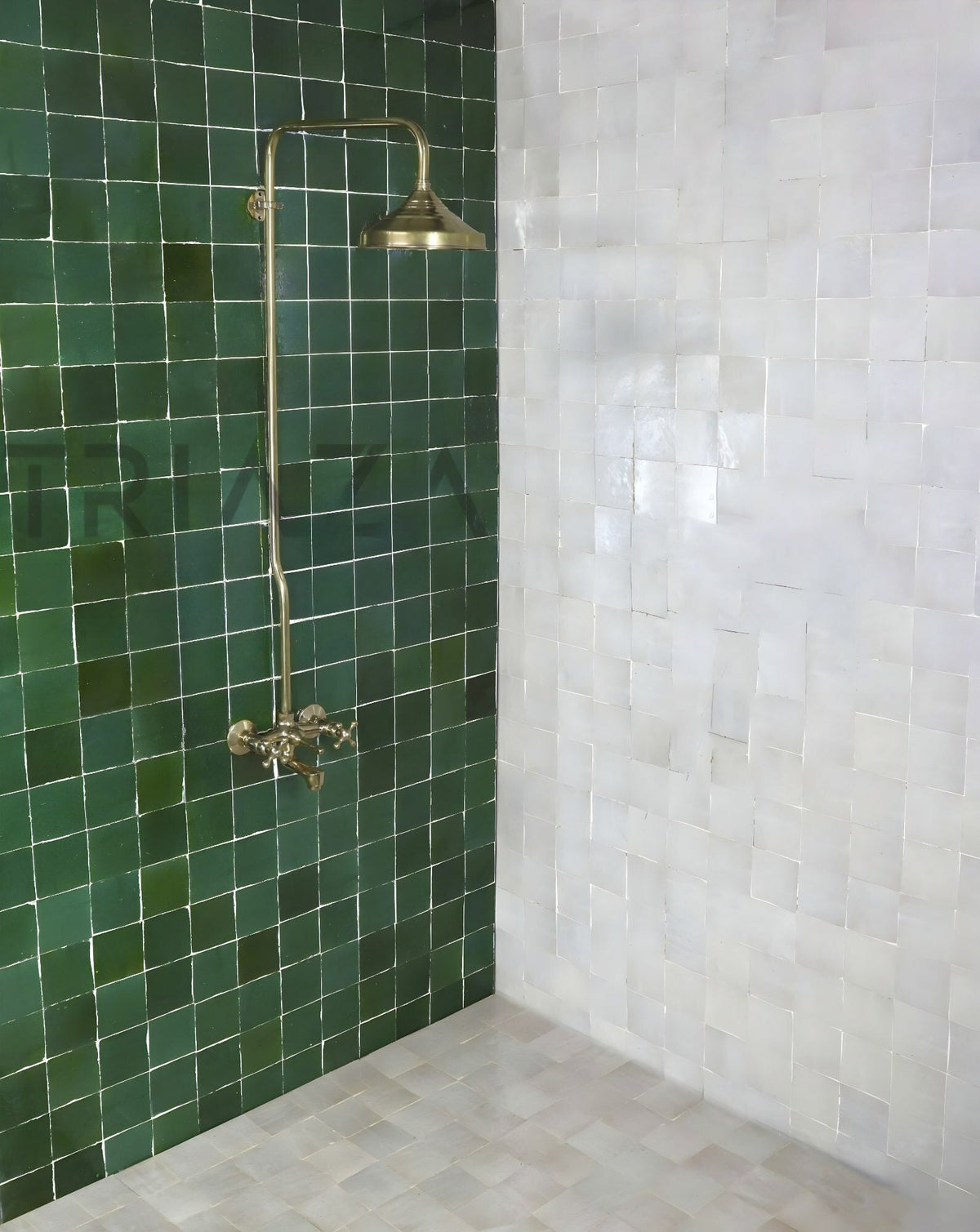 Vintage Solid Brass Rainfall Shower System