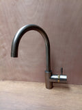 Exquisite Elegance: Unlacquered Brass Single Hole Basin Faucet and Antique Brass Sink Mixer Tap - Timeless Beauty for Yo