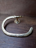 Polished Brass Wall-Mounted Toilet Paper Holder