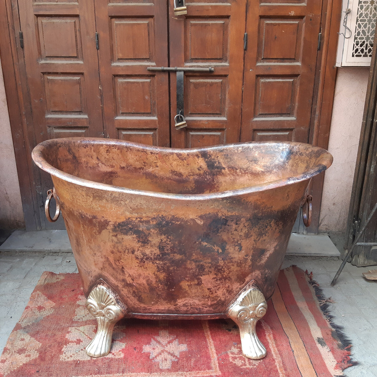 Handcrafted Copper BathTub – Copper Slipper Bath