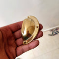 Antique Brass Cup Pulls: Kitchen Cabinet Door Handles