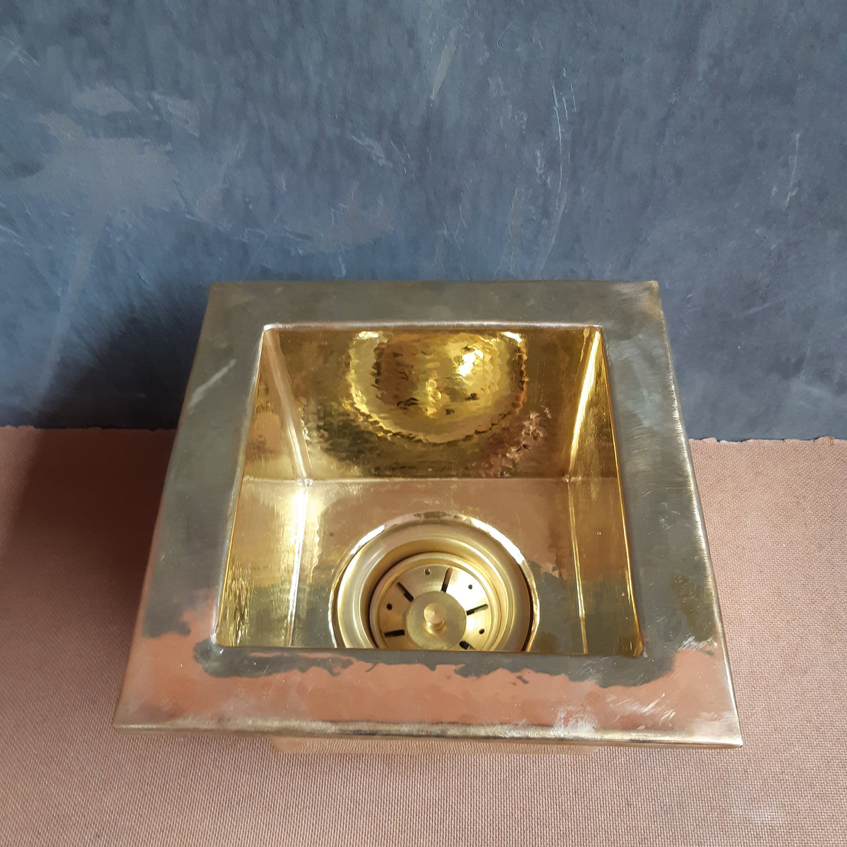 Hammered Brass Undermount Sink