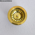 Unlacquered Brass Strainer Sink, Drainer sink, Removable Drain Basket, Kitchen Accessories Gifts