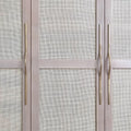 Hammered Unlacquered Brass Modern Curved Arch Cabinet Handles - Elevate Your Space