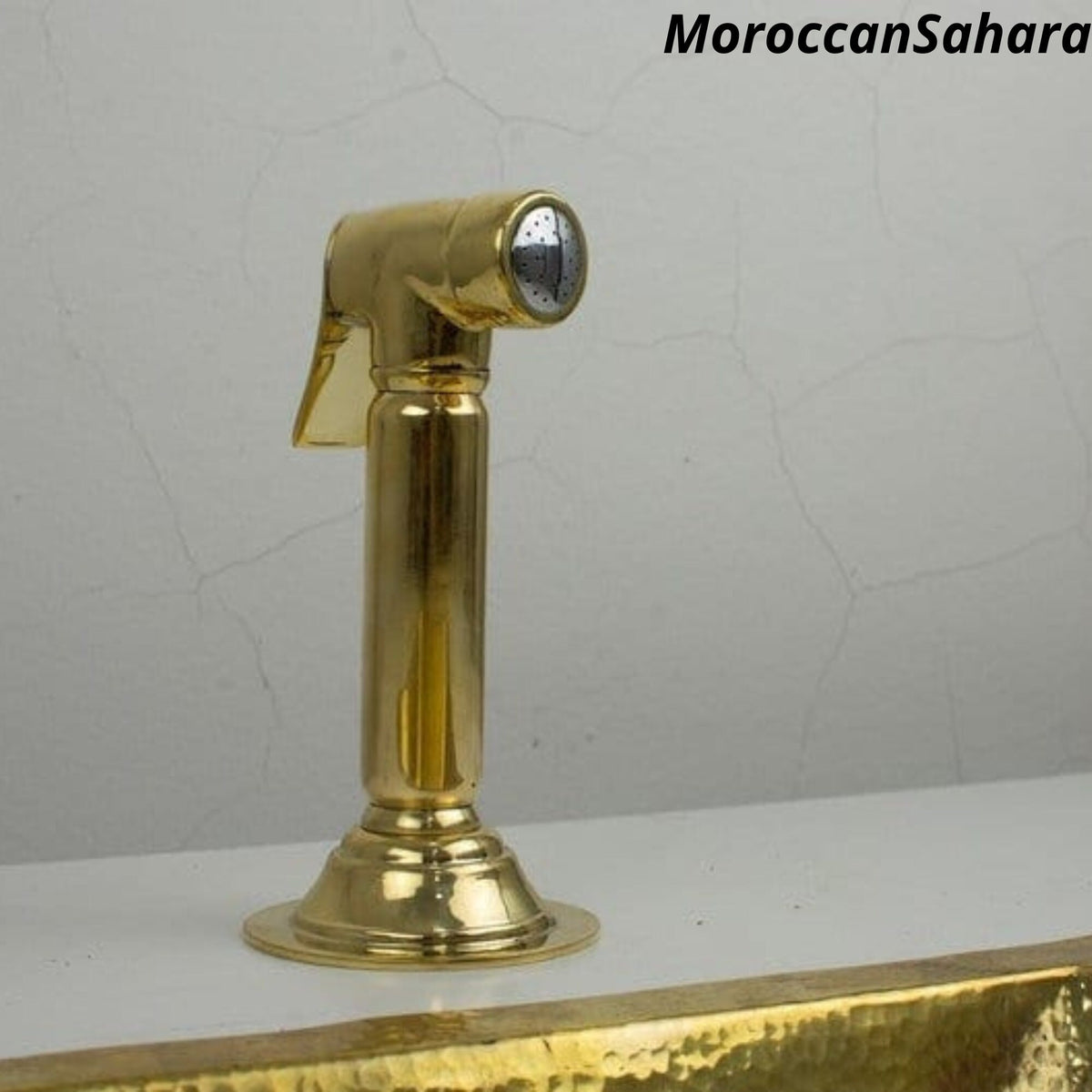 Unlacquered Brass Kitchen Sprayer, Handmade Sprayer With High Pressure