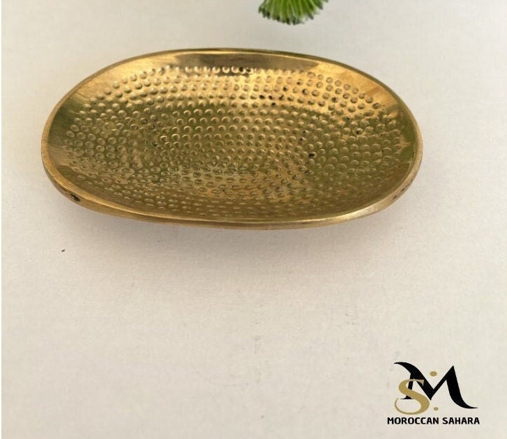 Solid Brass Soap Holder, Handcrafted Wall Soap Dish