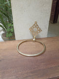 Handcrafted Brass Towel Holder