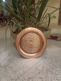 Moroccan Handcrafted Copper Tray