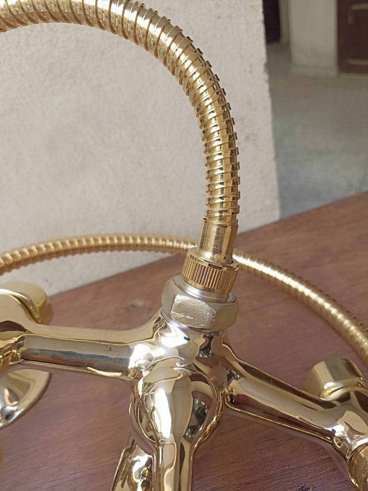 Timeless Vintage:Unlacquered Brass Shower System