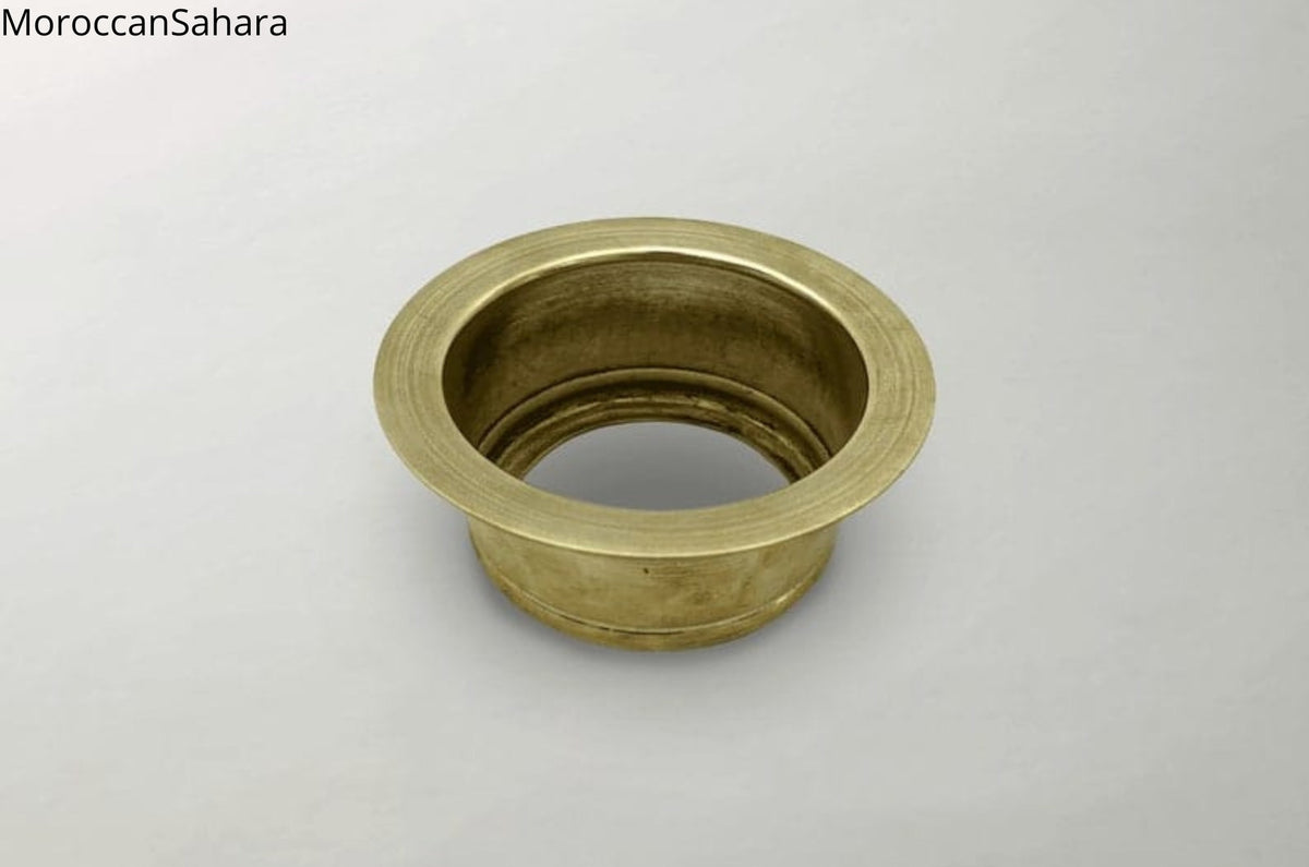 Unlacquered Brass Garbage Disposal Flange - 3-1/2 Inch Standard Sink Drain