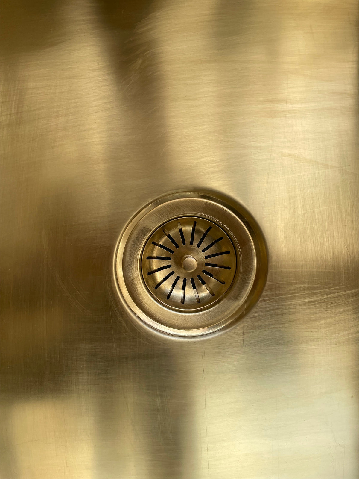 Custom Brass Kitchen Sink with Drainboard - Handcrafted to Perfection