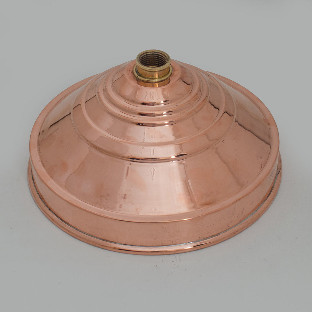 Unlacquered Solid Copper Rain Shower Head, Large Round Handcrafted Vintage Showerhead, Works Outdoor