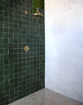 Vintage Brass Rain Shower System, Customizable Shower Arm & Head