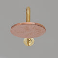 Copper Rain Shower Head, Handcrafted Vintage Solid Copper Showerhead, Works Outdoor
