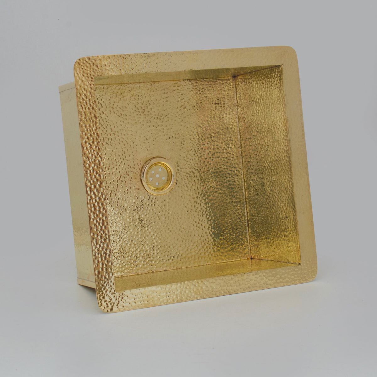 Solid Unlacquered Brass Undermount Hammered Sink, Kitchen Bar Sink, Island Sink, Outdoor Sink