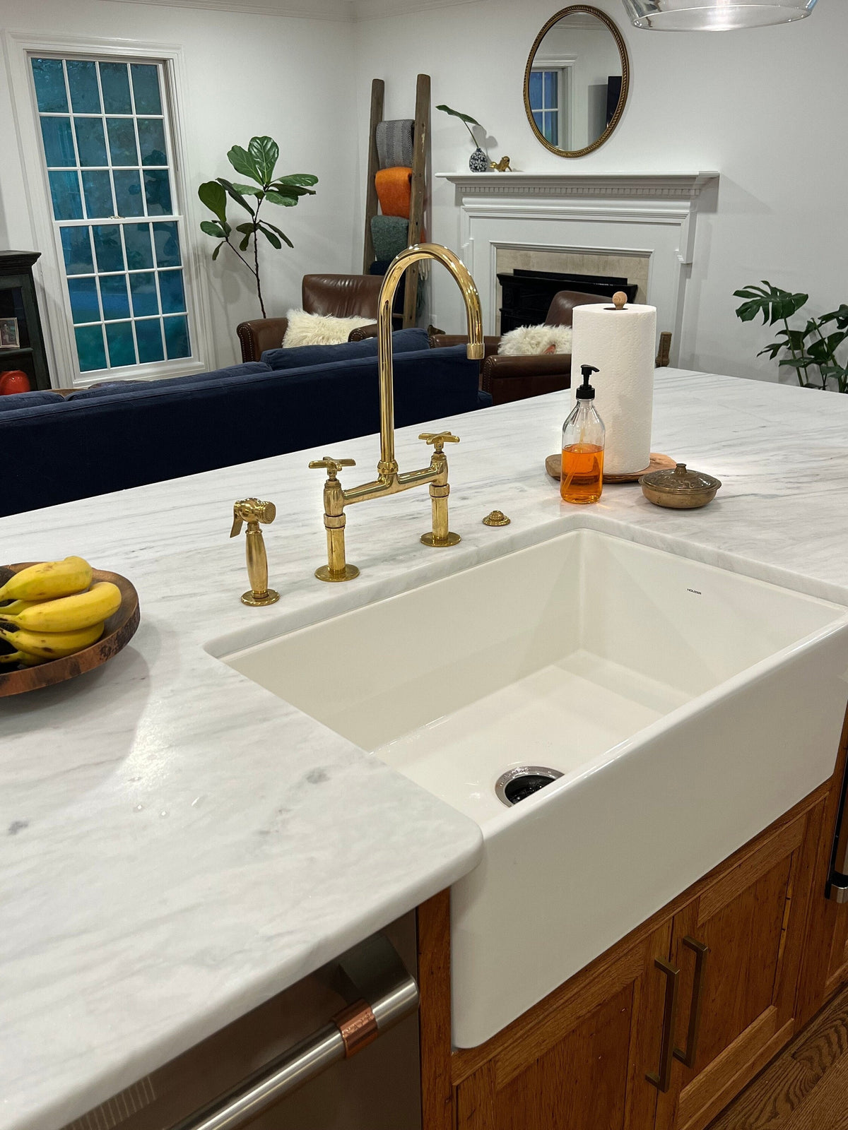 Unlacquered Solid brass kitchen faucet, kitchen faucet, kitchen sink, sink faucet, faucet, sprayer, brass kitchen faucet