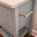 Solid Brass Toilet Paper Holder, Handcrafted Powder Room Roll Holder