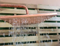 Unlacquered Brass Shower Head - Square Rain Showerhead - Copper shower head - Outdoor Indoor Shower - Square Shower Head
