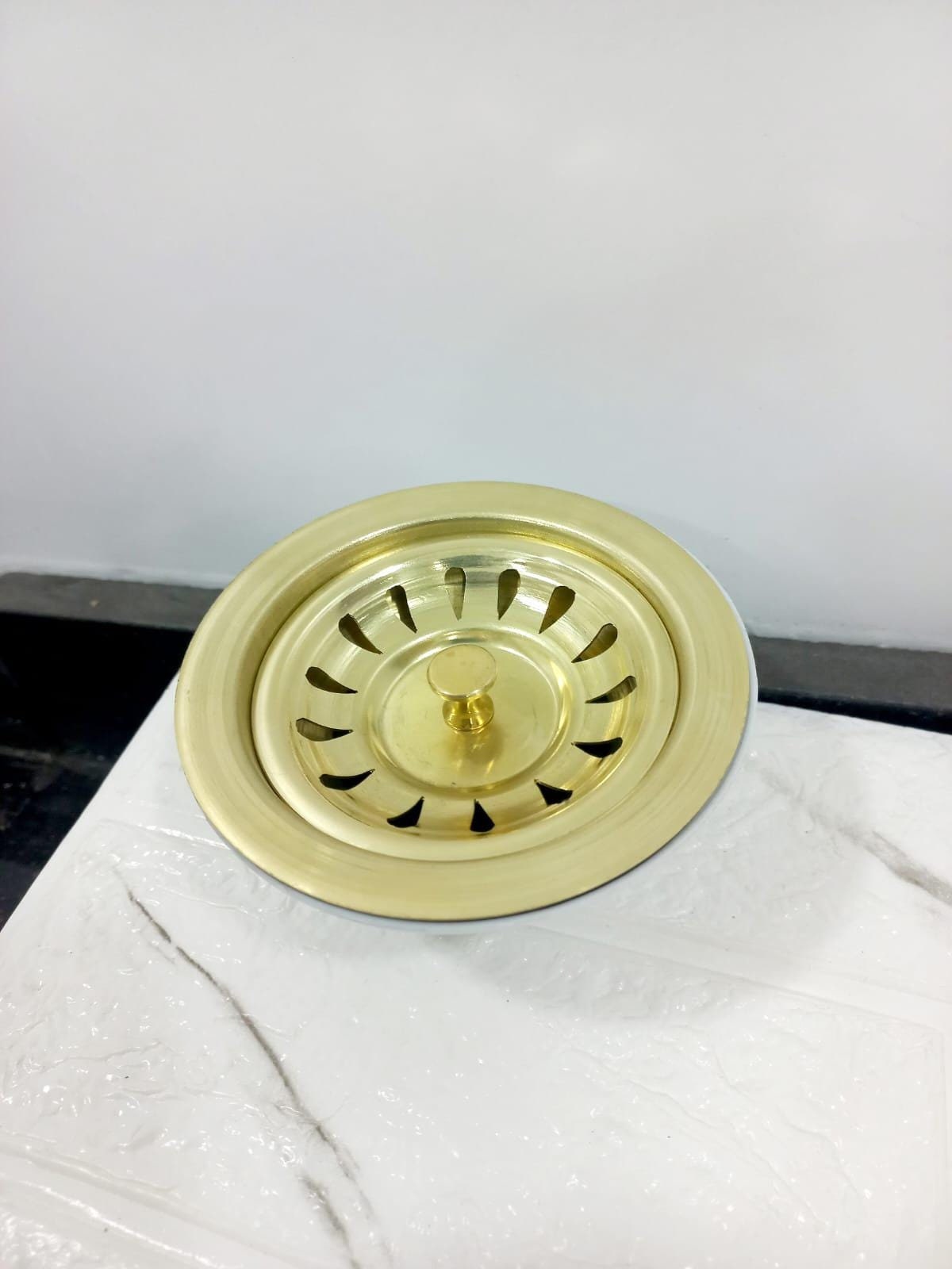 Unlacquered solid brass sink strainer, brass kitchen sink, brass strainer sink, sink brass, sink waste, kitchen strainer