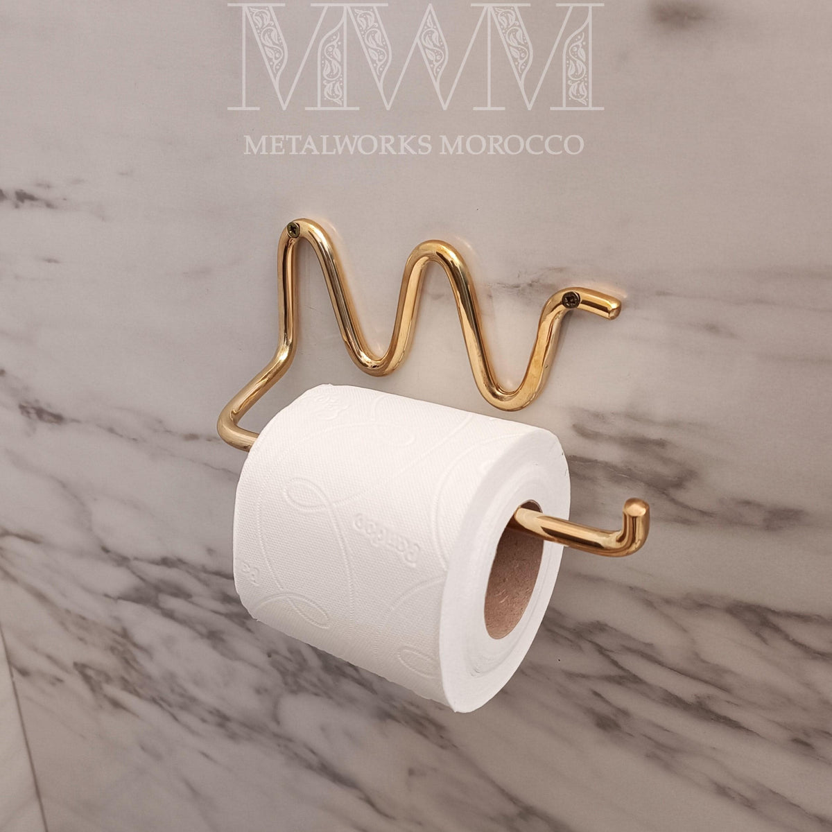 Unique Solid Brass Toilet Roll Holder - Toilet Paper Holder Wall Mount