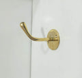 Unlacquered brass decorative Hook - Unique Brass Wall Hooks- Boho Wall Hooks, Antique Hooks, Coat Hooks, Towel hooks, bu