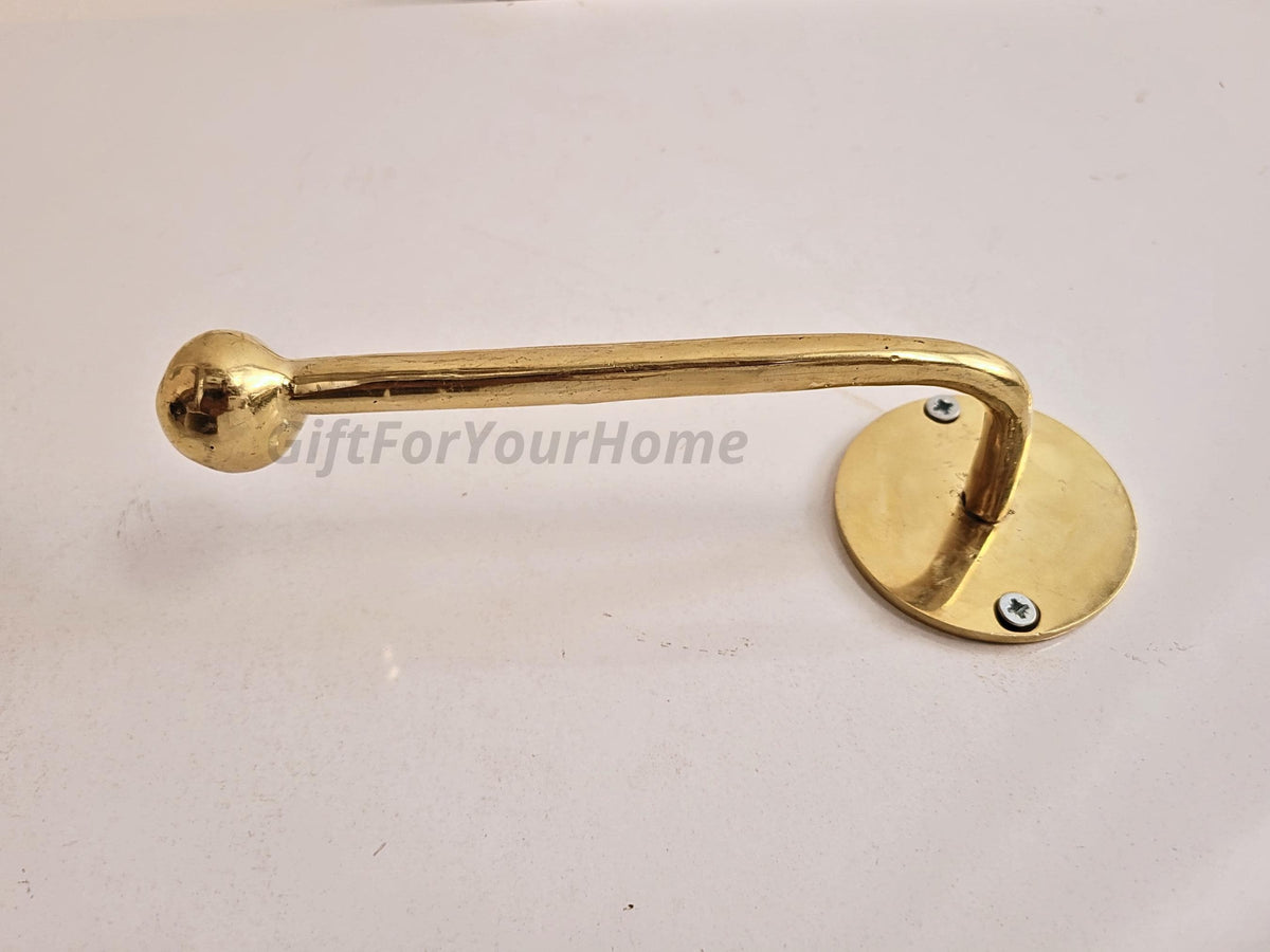 Unlacquered Brass Toilet Paper Holder – Antique Bird Roll Holder – Solid Brass Bathroom Accessories – Vintage TP Holder,