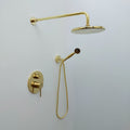 Unlacquered Brass Concealed Shower System