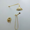 Unlacquered Brass Shower System