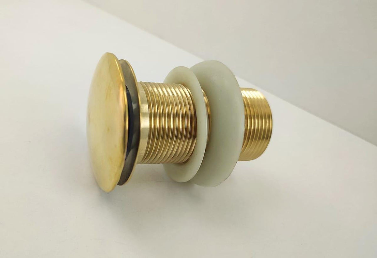 Brass Water Trap,Bathroom,Sink Drain,Decorative Drain,Sink Waste,Push-up-button,Pop-up-drain,Solid Brass Drain