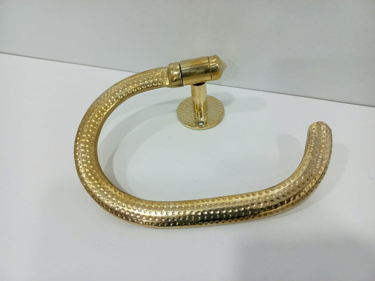 Brass towel holder,Brass Roll Holder For Bathroom,Handmade Brass Toilet Paper Holder,Toilet Roll Holder,towel hanging ri