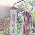 Unlacquered Solid Copper Shower Head, Rain showerhead