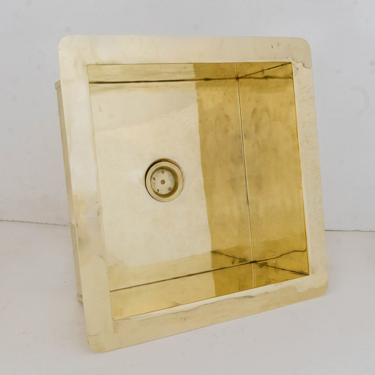Kitchen Island Solid Brass Sink, Undermount Brass Sink, Outdoor Bar Sink